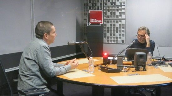 France Musique, studio 361 ... Laurent Feneyrou & Philippe Venturini (g. à d.)