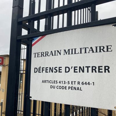 L'entrée du C3N à Pontoise, le Centre de lutte contre les criminalités numériques.