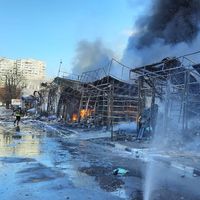 Kharkiv bombardée