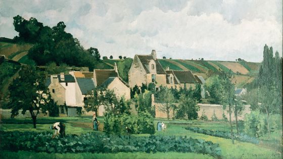 L'Hermitage à Pontoise, tableau de Camille Pissarro, 1867 ©Getty - De Agostini