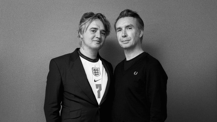 Peter Doherty et Frédéric Lo (crédit : Nicolas Despis)