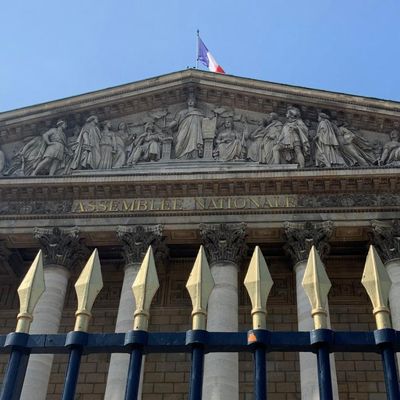 L'Assemblée nationale à Paris.