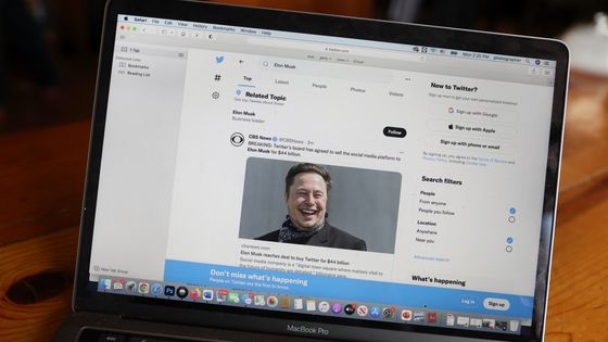 Elon Musk sur Twitter ©AFP - AFP