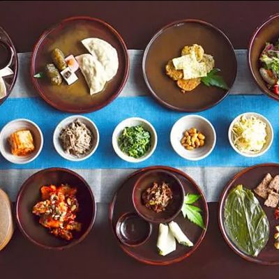 Les plats végétaliens de Jeong Kwan