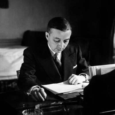 Georges Bidault, membre du Conseil national de la Résistance (CNR) durant la Seconde guerre mondiale