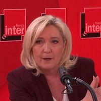 Marine Le Pen affirme qu'Éric Zemmour ne fera pas partie de son équipe gouvernementale.