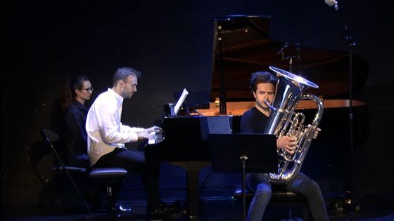 Thomas Leleu (tuba) et Guillaume Vincent (piano) jouent Haendel ©Radio France - DPAV