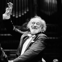 Kurt Masur au Concertgebouw d'Amsterdam en 1995