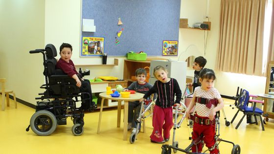 Une classe d’enfants handicapés. ©Getty - Dan Porges
