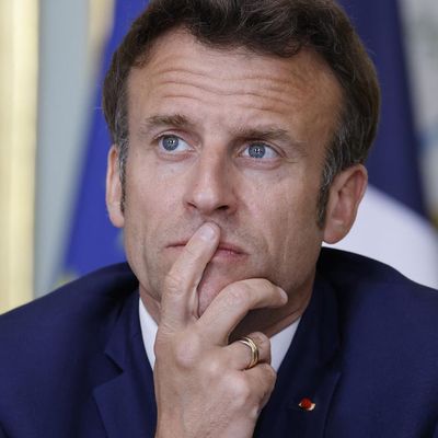 Emmanuel Macron, le 19 avril 2022.