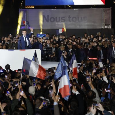 Emmanuel Macron, le soir de sa victoire.
