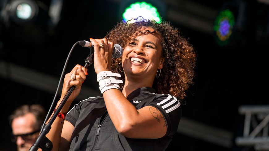 Neneh Cherry au Wickerman Festival en juillet 2015 à Dumfries.