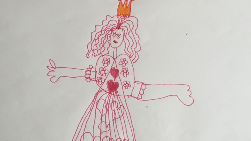 Le dessin de Viviane : "La princesse Elisabeth II"
