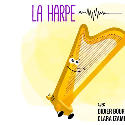 visuel podcast Les Zinstrus : La harpe