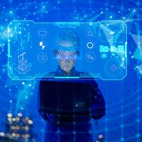 Future technologie numérique cyber métavers industriel virtuel