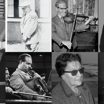 A. Brailowsky, V.Pachmann, M. Mischakoff, S.Barere, Y. Zak, D. Oistrakh, M.Grinberg, B.Moiseiwitsc