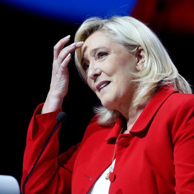 Marine Le Pen le 14 avril 2022