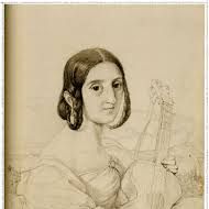 Portrait de la guitariste et compositrice Emilia Giuliani Guglielmi