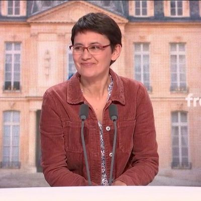 La candidate Lutte Ouvrière Nathalie Arthaud était l'invitée des matins présidentiels de franceinfo samedi 2 avril 2022.