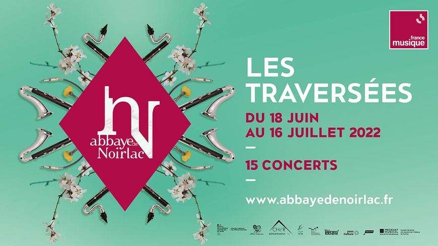 Festival Les Traversées - Abbaye de Noirlac - Les 18 et 25 juin et les 2, 9 et 16 juillet 2022