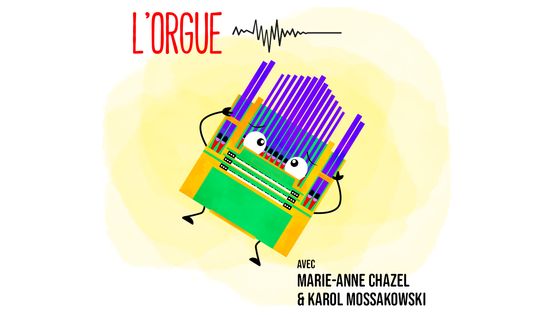 visuel podcast Les Zinstrus : L'orgue ©Radio France - Fabienne Guevara