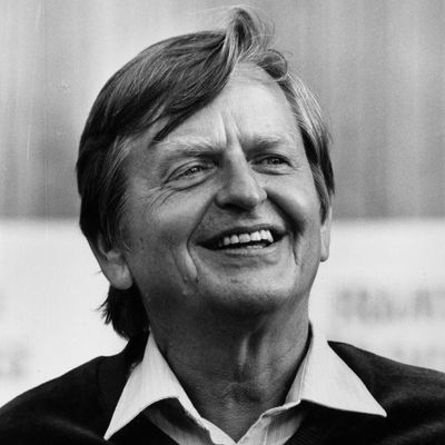 L'ancien Premier ministre de Suède Olof Palme, 1975