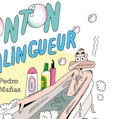 Détail de la couverture de 'Tonton schlingueur' de Pedro Manas
