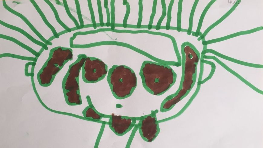 Le dessin d'Hugo : "Le monstre"