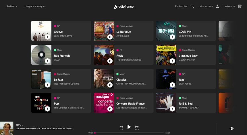 Espace musique radiofrance.fr