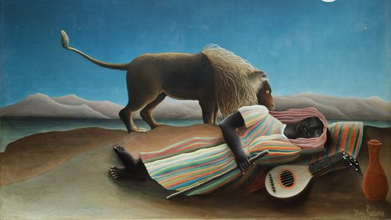 La Bohémienne endormie, peinture d'Henri Rousseau (MoMa, NY) ©Corbis - VCG Wilson