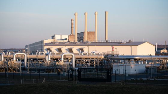 Station de réception de gaz du gazoduc Nord Stream 2 à Lubmin en Allemagne ©Getty - Daniel Reinhardt