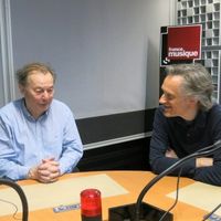 France Musique, studio 361 ... Georges Liébert & Philippe Venturini (g. à d.)