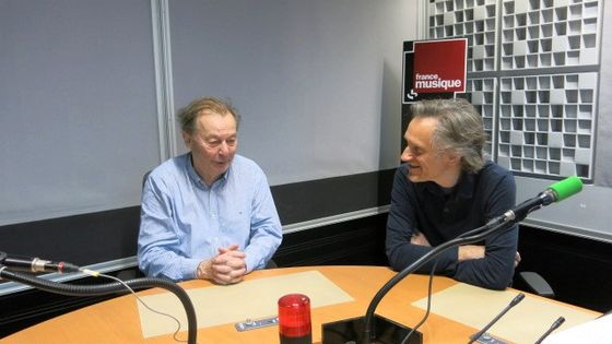 France Musique, studio 361 ... Georges Liébert & Philippe Venturini (g. à d.) ©Radio France - Annick Haumier / RF