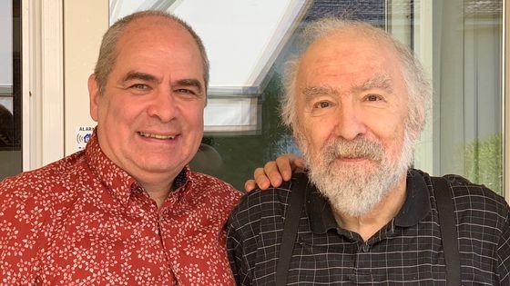 Radu Lupu (droite) Philippe Cassard (gauche) ©Radio France - P.Cassard