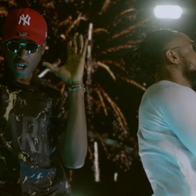 Alonzo ft. MHD : capture écran du clip "feu d'artifices"