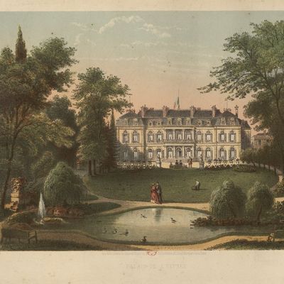 Estampe Palais de l'Elysée, Collection De Vinck (histoire de France, 1770-1871).
