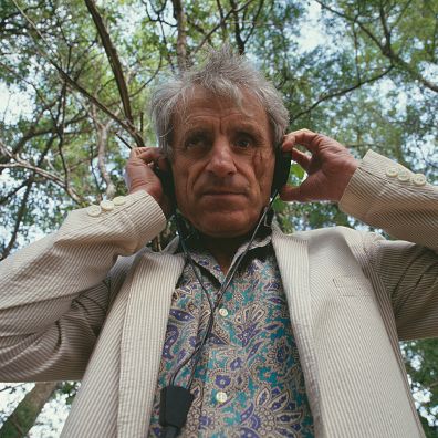 Le compositeur franco-grec Iannis Xenakis (1922-2001)
