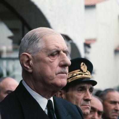 Le Président Charles de Gaulle, en voyage en Bretagne