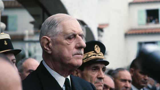 Le Président Charles de Gaulle, en voyage en Bretagne ©Getty - Henri Bureau/Sygma/Corbis/VCG via Getty Images