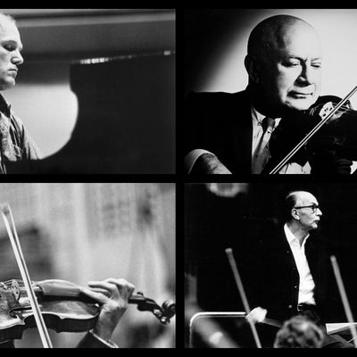 Sviatoslav Richter, Mischa Elman, Leonid Kogan et Igor Markevitch
