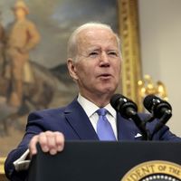 Le président américain Joe Biden, à la Maison-Blanche, le 28 avril 2022.