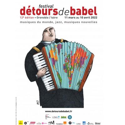 Affiche festival Détours de Babel 2022