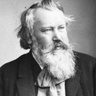 Le compositeur allemand Johannes Brahms (1833-1897)