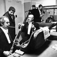 Boston Symphony Orchestra en coulisse en 1978, avec Sherman Walt au basson