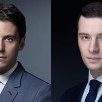 Gabriel Attal et Jordan Bardella