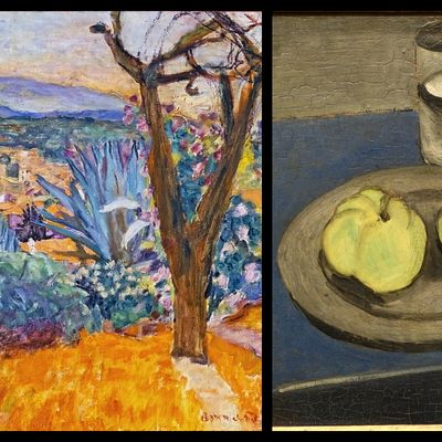 Pierre Bonnard: Le Cannet, 1930 / Henri Matisse : Nature morte, 1916