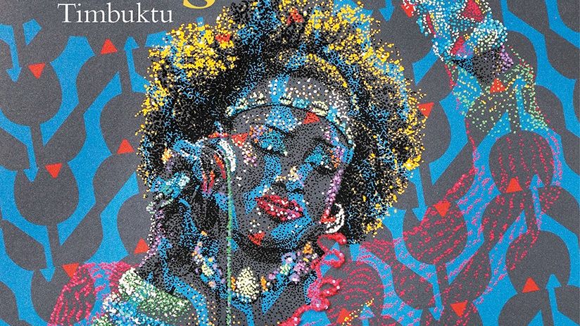 Couverture de l'album "Timbuktu" de Oumou Sangaré, sorti le 29 avril 2022 sur le label World Circuit/Oumsang