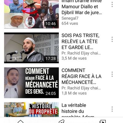 Les imams sur Youtube