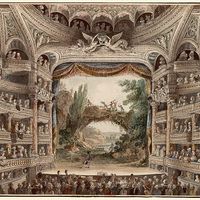 Intérieur de La Comédie-Française, Antoine Meunier (1765-1808)