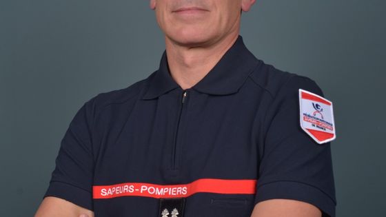 Le pompier Grégroy Allione - Fédération nationale des sapeurs-pompiers de France (FNSPF)